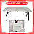 5 Kaki 5 Feet Foldable Banquet Table Event  Catering  Hall  Buffet Folding Table Pasar Malam Meja Lipat Niaga