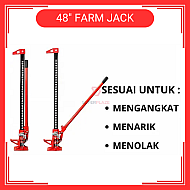 48 Inches High Farm Jack Lift Jack 4x4 Recovery Off Road Jack