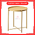 Yellow Coffee Table Tray Table Removable Tray Top  Side Table  Coffee Table Meja Tepi Sofa Meja Kecil