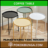 Coffee Table Tray Table Removable Tray Top  Side Table  Coffee Table Meja Tepi Sofa Meja Kecil