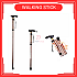 Adjustable Height Elderly Foldable Flexible Cane Crutch Walking Aid Mobility Walker Stick
