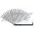 Jtc-4288 20Pcs Feeler Gauge Sharped
