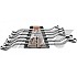 Jtc-Pr1012S 6Pcs 45 Degree Offset Box Wrench Set Mirror-Finish