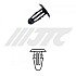 Jtc-Rd19 200Pcs Hood Rubber Automotive Plastic Clips 
