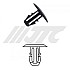 Jtc-Rd20 200Pcs Automotive Upholstery Plastic Clips