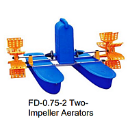 FD-0.75-2 240v 0.75Kw Two Impeller Aerators FD Series