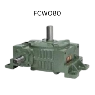 FCWO80 80mm Worm Gear Speed Reducer FCW Series Fujikawa