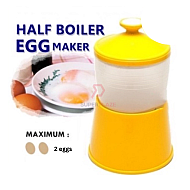 2 Eggs Half Boiler Egg Maker Half Boiled Egg Container