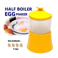 4 Eggs Half Boiler Egg Maker Half Boiled Egg Container
