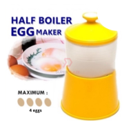 4 Eggs Half Boiler Egg Maker Half Boiled Egg Container