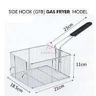Gas Fryer GFB Stainless Steel Rectangle Frying Basket Deep Fryer Basket French Fries Chips Kitchen Tool