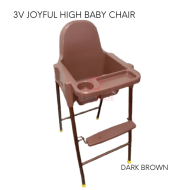 Dark Brown Color 3V Joyful High Baby Chair