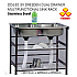 DD630 3V Dresden Dual Drainer Rack Multifunctional Stainless Steel Double Sink Rack