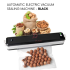 Black Automatic Electric Vacuum Sealing Machine Fresh Sealer