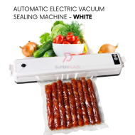 White Automatic Electric Vacuum Sealing Machine Fresh Sealer