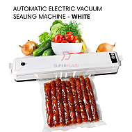 White Automatic Electric Vacuum Sealing Machine Fresh Sealer