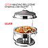 Silver 42cm Hanging Bell Dome Chafing Dish Buffet Serving 