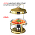 42cm Zelex Golden Dome Bell Chafing Dishes Buffet Chafer Hanging Dome Serving Set