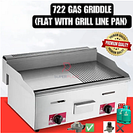 GG-722 XL Griddle Grill Stove Multifunctional Commercial Gas BBQ Fry RotiCanai Western Burger