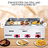 Stove Commercial Gas Griddle Deep Fryer Combo Stove BBQ Grill Western Burger
