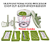 900ml Combo New Hand Pull Mini Chopper Food Processor Speedy Garlic Cutter Shredder Meat Grinder