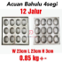 12 Jalur SS Aluminium Bahulu Mould Baker Traditional Cake Mold