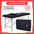 Massage Bed Katil Bekam Katil Urut Katil Spa Katil Mudah Lipat Massage Bed Portable Spa Facial Bed Black