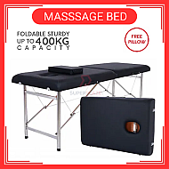 Massage Bed Katil Bekam Katil Urut Katil Spa Katil Mudah Lipat Massage Bed Portable Spa Facial Bed Black