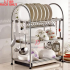 3 Tiers Rack Only SUS304 Multifunction Dish Rack Pinggan Stainless Steel