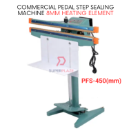 PFS-450 Commercial Pedal Step Sealing Machine 8mm Heating Element