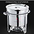 Stainless Steel Soup Station Soup Warmer Soup Server 11 Quart Single Bowl