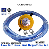 Golden Fuji Sirim Certified Low Pressure Regulator Set LPG Gas Cylinder Head