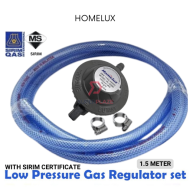 Homelux Sirim Certified Low Pressure Regulator Set LPG Gas Cylinder Head