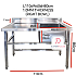 Right Bowl L110xW60xH80cm Stainless Steel Single Bowl Sink With Drainboard