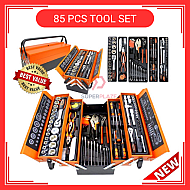 B085 - 85pcs Hand Carry Combination Tool Set Heavy Duty Tools Box