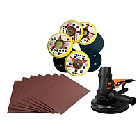 SANDPAPER POWER SANDERS AND ACCESSORIES