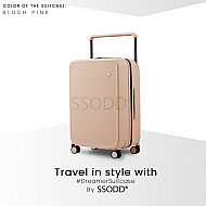 20 Inch Blush Pink 行李箱 Bagasi SSODD DREAMER SUITCASE LUGGAGE Polycarbonate Material