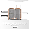 20 Inch Blush Pink 行李箱 Bagasi SSODD DREAMER SUITCASE LUGGAGE Polycarbonate Material