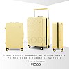 24 Inch Creamy Yellow 行李箱 Bagasi SSODD DREAMER SUITCASE LUGGAGE Polycarbonate Material 24 Inch Creamy Yellow 行李箱 Bagasi SSODD DREAMER SUITCASE LUGGAGE Polycarbonate Material