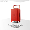 20 Inch Scarlet Red 行李箱 Bagasi SSODD DREAMER SUITCASE LUGGAGE Polycarbonate Material