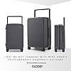 20 Inch Smokey Grey 行李箱 Bagasi SSODD DREAMER SUITCASE LUGGAGE Polycarbonate Material 20 Inch Smokey Grey 行李箱 Bagasi SSODD DREAMER SUITCASE LUGGAGE Polycarbonate Material