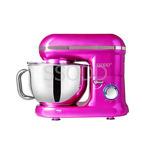 SSODD Fuchsia Pink 5.5L Stand Mixer 