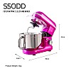SSODD Fuchsia Pink 5.5L Stand Mixer 