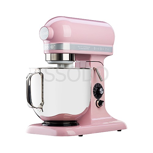 SSODD 1. Cotton Candy Pink Professional Tilt-Head Stand Mixer 