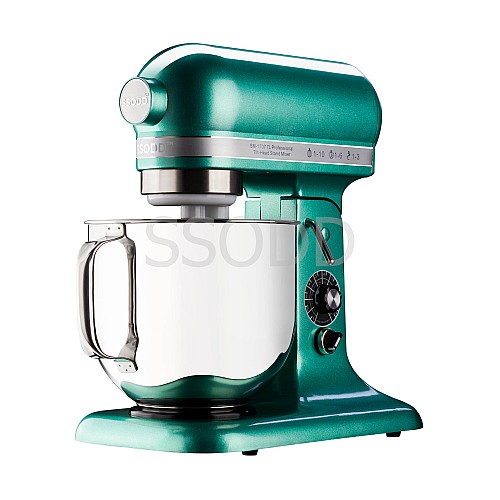 SSODD 15. Emerald Green 7L Professional Tilt-Head Stand Mixer 
