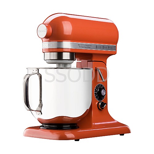 SSODD 14. Peach Tea 7L Professional Tilt-Head Stand Mixer 