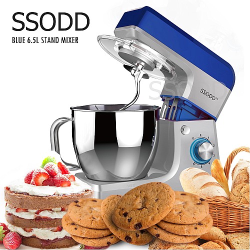 SSODD Blue 6.5L Stand Mixer
