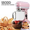 SSODD 1. Cotton Candy Pink Professional Tilt-Head Stand Mixer 