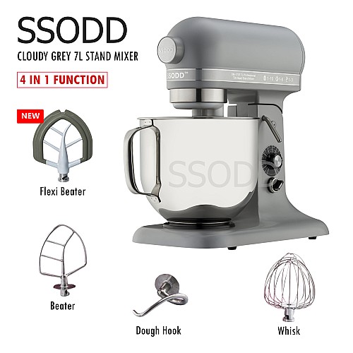 SSODD 25. Cloudy Grey 7L Professional Tilt-Head Stand Mixer  SSODD 25. Cloudy Grey 7L Professional Tilt-Head Stand Mixer