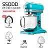 SSODD 3. Deep Sky Blue 7L Professional Tilt-Head Stand Mixer 